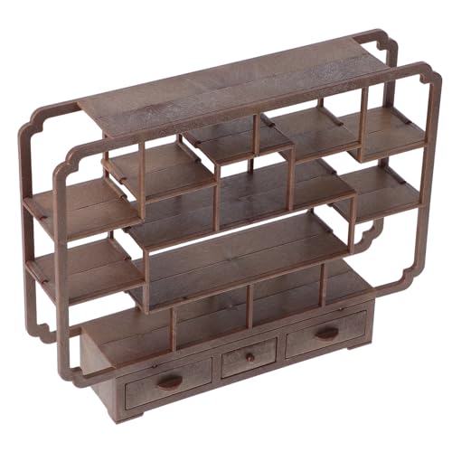 Yardwe Dollhouse Regal aus Kunststoff Puppenhaus Zubehör Dekorativer Storage Rack für Kreative Spielideen für Kleine Gegenstände und Puppenhausmöbel Yardwe Dollhouse Regal aus Kunststoff Puppenhaus Zubehör Dekorativer Storage Rack für Kreative Spielideen für Kleine Gegenstände und Puppenhausmöbel von Yardwe