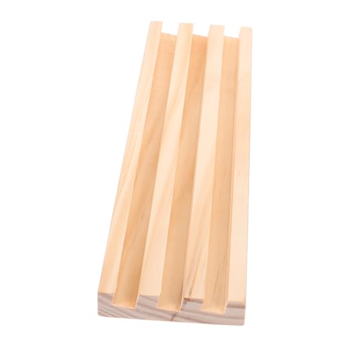 Yardwe Domino aus Holz Vielseitiger Fliesenhalter für Tischspiele Elegantes Organizer Tablett mit Schlitzen für Domino und Alphabet Bastelarbeiten Stilvolle Yardwe Domino aus Holz Vielseitiger Fliesenhalter für Tischspiele Elegantes Organizer Tablett mit Schlitzen für Domino und Alphabet Bastelarbeiten Stilvolle von Yardwe