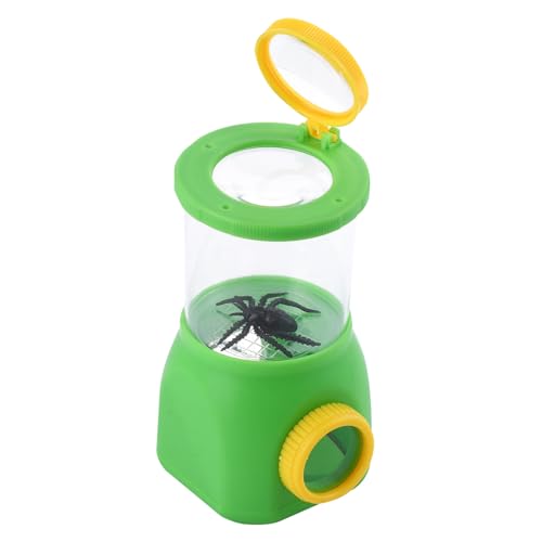 Yardwe Doppellinsige Lupe Insektenbeobachtungsbox Für Vergrößern Von Insekten Blumen Und Kleinen Objekten Sicheres Und Langlebiges Lehrmittel Für Naturerkundungen Quadratisches von Yardwe