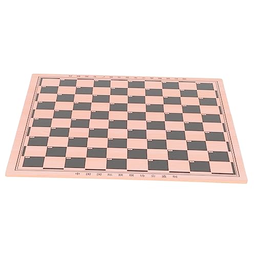 Yardwe Doppelseitiges Schachbrett aus Holz Leicht und Langlebig Trainingszubehör für Geschenkidee für Brettspiel Enthusiasten Yardwe Doppelseitiges Schachbrett aus Holz Leicht und Langlebig Trainingszubehör für Geschenkidee für Brettspiel Enthusiasten von Yardwe