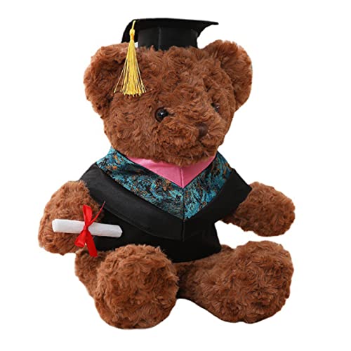 Yardwe Dr Bear Puppe Gedenkgeschenke Bärengeschenk Abschlussbär 2023 Abschlussgeschenke Für Sie 2023 Plüsch Abschlusspuppen Glückwunschbär Glückwunschgeschenke Für Frauen Pp von Yardwe