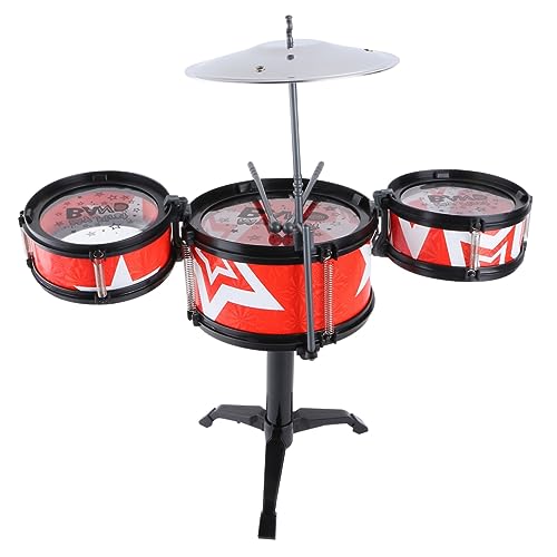 Yardwe Drum Kit Für Teiliges Rot Fördert Kreativität Und Koordination Musikinstrument Für Jungen Lagern Yardwe Drum Kit Für Teiliges Rot Fördert Kreativität Und Koordination Musikinstrument Für Jungen Lagern von Yardwe
