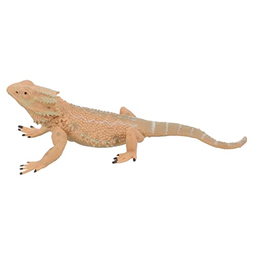 Yardwe Echsenfigur Aus Kunststoff Realistische Reptilien Dekoration Für Lernspielzeug Für Schulprojekte Bartagame Design von Yardwe