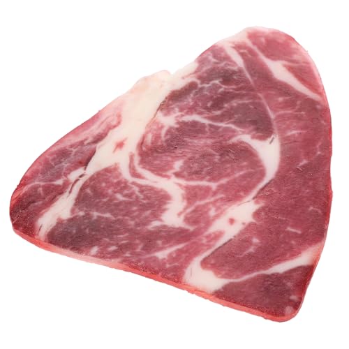 Yardwe Echtes Rindfleisch Modell Lebensnahe Attrappe für Restaurant Deko Küchen Arrangement Buffet Gestaltung von Yardwe