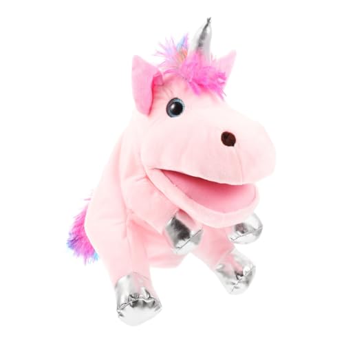 Yardwe Einhorn Handpuppe interaktives Interactive Toys Puppen Handpuppe für Rollenspiele Einhornspielzeug für dekoratives Einhorn- PP Baumwolle Rosa Yardwe Einhorn Handpuppe interaktives Interactive Toys Puppen Handpuppe für Rollenspiele Einhornspielzeug für dekoratives Einhorn- PP Baumwolle Rosa von Yardwe