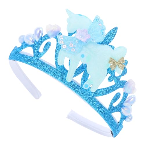 Yardwe Einhorn Krone für Mädchen Verstellbares Kronen Stirnband Haarschmuck für Cosplay und Partys Geburtstagszubehör Yardwe Einhorn Krone für Mädchen Verstellbares Kronen Stirnband Haarschmuck für Cosplay und Partys Geburtstagszubehör von Yardwe