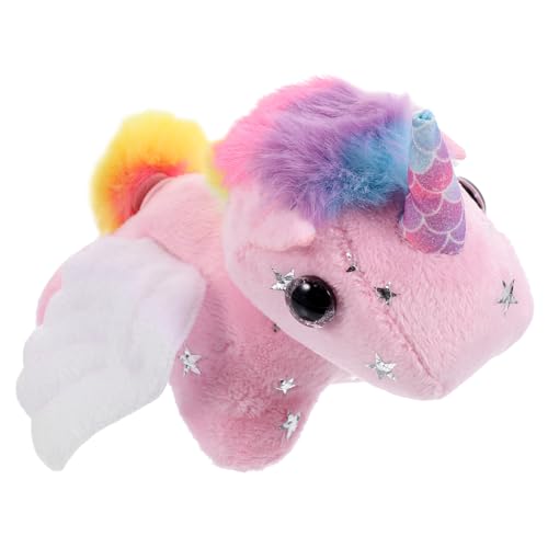 Yardwe Einhorn-Puppe Pendellspielzeug Für Schwanzwedelndes Tier Ziehen Schwanzwedelndes Einhorn Ziehen Tier-anhänger- Kleinkindschmuck Interaktives Pp Baumwolle Rosa Yardwe Einhorn-Puppe Pendellspielzeug Für Schwanzwedelndes Tier Ziehen Schwanzwedelndes Einhorn Ziehen Tier-anhänger- Kleinkindschmuck Interaktives Pp Baumwolle Rosa von Yardwe