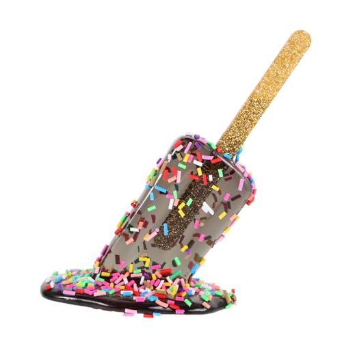 Yardwe Eiscreme-Ornamente Dekoratives Eisdekor Schmelzeisstatue Kleines Eisdekor Aus Schmelzendem Sommerbahnstatue -Requisiten Schmelzhahnhone Aus Ornament Harz Black Yardwe Eiscreme-Ornamente Dekoratives Eisdekor Schmelzeisstatue Kleines Eisdekor Aus Schmelzendem Sommerbahnstatue -Requisiten Schmelzhahnhone Aus Ornament Harz Black von Yardwe