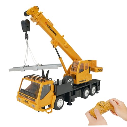 Yardwe Elektrischer Kran mit Drehbarem für Fördert Hand Augen Koordination und Kreativität für Preschool und Zuhause Orange von Yardwe