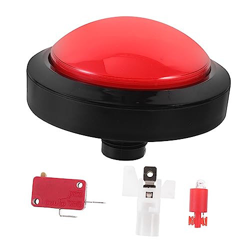Yardwe Elektronischer Quizbuzzer mit Großtasten LED Licht Party Spielantwortgeber für Lernspiele und Spielabende ohne Batterien Bedienbar Zufällige Farbe Yardwe Elektronischer Quizbuzzer mit Großtasten LED Licht Party Spielantwortgeber für Lernspiele und Spielabende ohne Batterien Bedienbar Zufällige Farbe von Yardwe