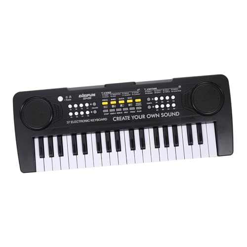 Yardwe Elektronisches Klavier Für Tasten Und Mikrofon Pädagogisches Musikinstrument Spracherkennung Interaktives Bildungsspielzeug von Yardwe