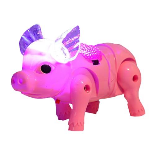Yardwe Elektronisches Pig mit Musik und LED Licht für Interaktives Leuchtendes für Kleinkinder Fördert Kommunikation und Musikverständnis Batteriebetrieben ohne Batterien Yardwe Elektronisches Pig mit Musik und LED Licht für Interaktives Leuchtendes für Kleinkinder Fördert Kommunikation und Musikverständnis Batteriebetrieben ohne Batterien von Yardwe
