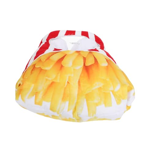 Yardwe Entzückender Frites Hut aus Plüsch Lustiger Kopfschmuck für Festivals und Geburtstagsfeiern Skurrile Cosplay Requisite für Erwachsene Yardwe Entzückender Frites Hut aus Plüsch Lustiger Kopfschmuck für Festivals und Geburtstagsfeiern Skurrile Cosplay Requisite für Erwachsene von Yardwe