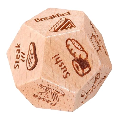 Yardwe Essen Entscheidung Würfel Spiele Gourmet Paar Valentinstag Essen Entscheidung Abendessen Entscheider Holz Khaki Yardwe Essen Entscheidung Würfel Spiele Gourmet Paar Valentinstag Essen Entscheidung Abendessen Entscheider Holz Khaki von Yardwe