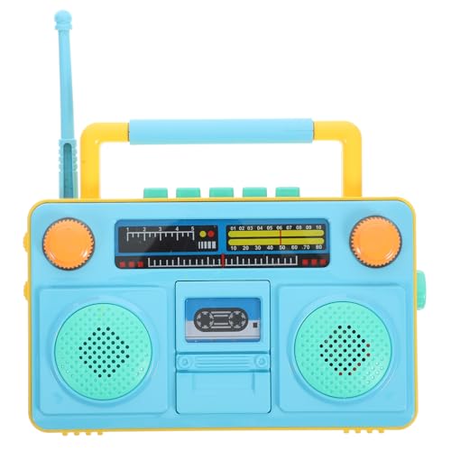 Yardwe Fake Radio Toy für Interaktives Lernspielzeug mit Cartoon Design und Bunten Farben für Frühkindliche Entwicklung und Kreatives Zufällige Farbe Yardwe Fake Radio Toy für Interaktives Lernspielzeug mit Cartoon Design und Bunten Farben für Frühkindliche Entwicklung und Kreatives Zufällige Farbe von Yardwe