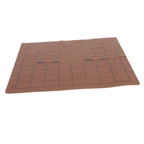 Yardwe Faltbares Schachbrett aus PU Leder Doppelseitiges Weiqi Chinesisches Schachbrett für Partys Tragbar und Langlebig für und Spaß Zufällige Farbe Zufällige Farbe von Yardwe