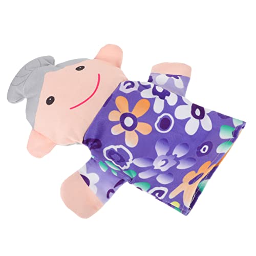 Yardwe Familienhandpuppe Großmutter Pädagogisches Für Geschichtenerzählen Und Rollenspiele Perfektes Für Geburtstage Und Feiertage Handpuppe Für Emotionale von Yardwe