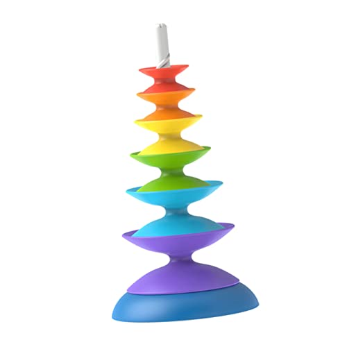 Yardwe Farbenfrohes Ringspielzeug Stapelspielzeug Drehbares Montessori Holzspielzeug für Kleinkinder Motorikfähigkeiten Ab Monaten Yardwe Farbenfrohes Ringspielzeug Stapelspielzeug Drehbares Montessori Holzspielzeug für Kleinkinder Motorikfähigkeiten Ab Monaten von Yardwe