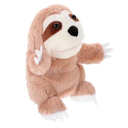 Yardwe Faultier Handpuppe Aus Plüsch Interaktive Tierpuppe Für Geschichtenerzählen Für Erwachsene Waschbar Und Perfektes Für Schule Und Zuhause von Yardwe