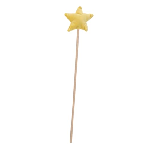 Yardwe Fee Zauberstab Dekoration Miniatur Tiara Prinzessin Meerjungfrau Puppe Feenflügel Fee Für Mädchen Stern Feen-led-Lichter Bausatz Klein Mädchen Haarzubehör Stoff von Yardwe