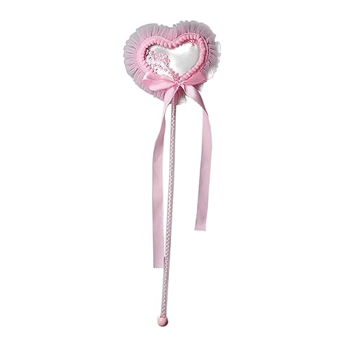 Yardwe Herz-fee Zauberstab Mit Glitzer-tassel Pinker Herz-design Feenstab Für Kindergeburtstag Cosplay Und Partys Aus Hochwertigen Materialien Gefertigt Yardwe Herz-fee Zauberstab Mit Glitzer-tassel Pinker Herz-design Feenstab Für Kindergeburtstag Cosplay Und Partys Aus Hochwertigen Materialien Gefertigt von Yardwe