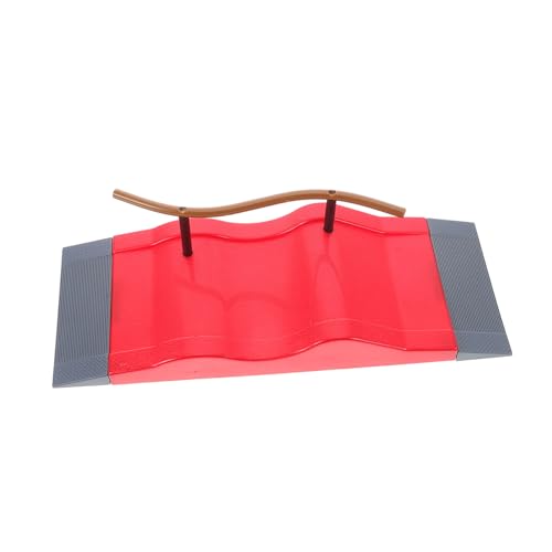 Yardwe Finger Skateboard Ramp aus Robustem Kunststoff für Mini Finger Skateboard Training und Spiel für Fingerkoordination und Kreative Kombinationen von Yardwe