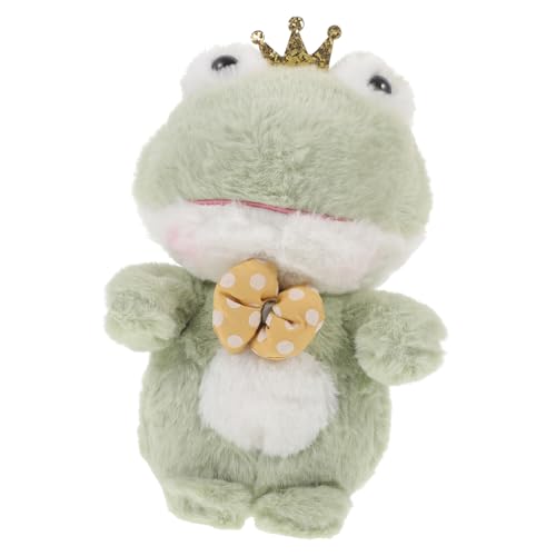 Yardwe Frosch Plüschtier Kuscheltier Frosch Plüschspielzeug Plüsch Frosch Puppe Plüschpuppe Frosch Stofftiere Stofftierpuppe Plüschpuppe Gefüllte Puppe Green Pp Baumwolle von Yardwe