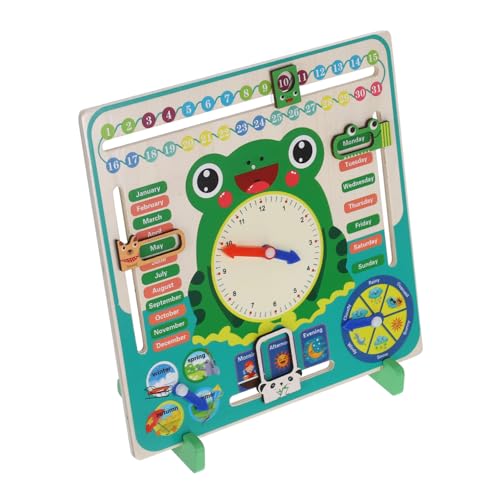 Yardwe Froschuhr Lehrmittel Wecker Zum Lernen Der Kinderzeit Lernuhr Kinderlernuhr Klassenzimmerzeit Lehreruhr Modellspielzeug Mathespielzeug Kognitive Uhr Holz Grün Yardwe Froschuhr Lehrmittel Wecker Zum Lernen Der Kinderzeit Lernuhr Kinderlernuhr Klassenzimmerzeit Lehreruhr Modellspielzeug Mathespielzeug Kognitive Uhr Holz Grün von Yardwe