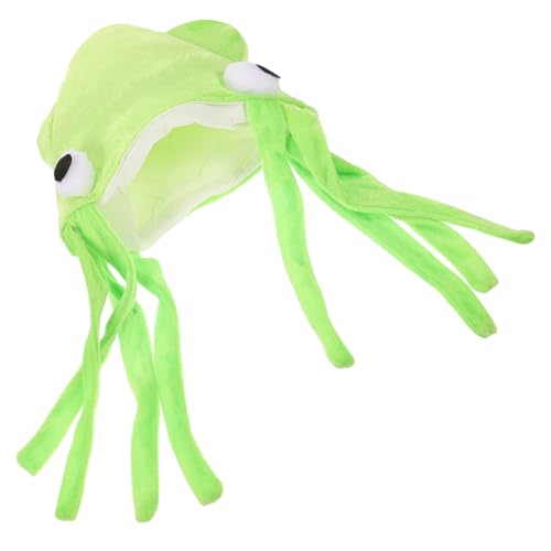 Yardwe Funny Squid Hat Cartoon Kopfgear für Partys Leichte und Bequeme Mütze Perfektes Kostüm Accessoire für Halloween und Feierlichkeiten Fotorequisit und Yardwe Funny Squid Hat Cartoon Kopfgear für Partys Leichte und Bequeme Mütze Perfektes Kostüm Accessoire für Halloween und Feierlichkeiten Fotorequisit und von Yardwe