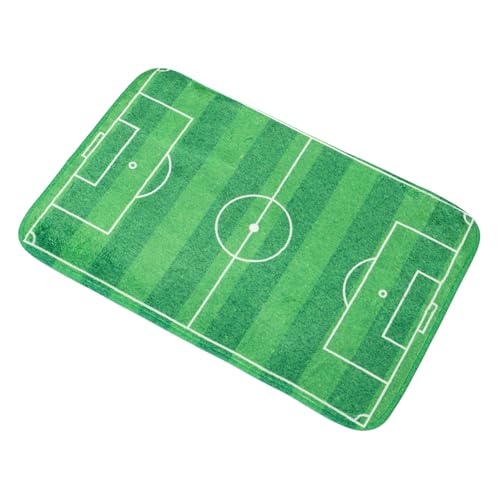 Yardwe Fußballmatte Für Schienbeinschoner Fussball Tabletop -Foosball Tabletop Fußballspiel Fußball-partyspiele Fußballbälle Tischfußball Fußballläufer Polyester Green von Yardwe