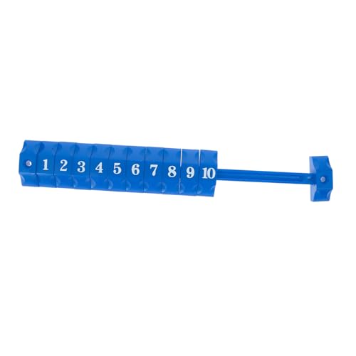 Yardwe Fußballtorschütze Kicker-Punktezähler Ergebnisanzeige Spiel Fußball-Ergebniszähler Foosball Kicker-Fußball-Punktezähler Punktezähler aus Kunststoff Plastik Blue von Yardwe