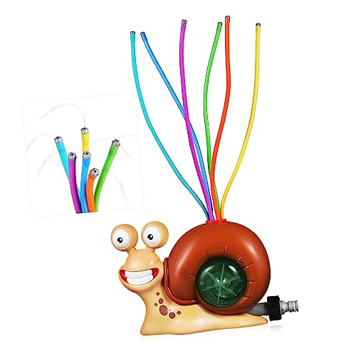 Yardwe Garten Wasserspielzeug Snail Sprinkler Für Lustiges Outdoor Wasserspray Mit Wackelrohren Für Erfrischenden Spaß An Heißen Sommertagen Yardwe Garten Wasserspielzeug Snail Sprinkler Für Lustiges Outdoor Wasserspray Mit Wackelrohren Für Erfrischenden Spaß An Heißen Sommertagen von Yardwe