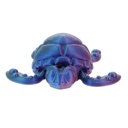 Yardwe Meeresschildkrötenfigur mit Beweglichen Gelenken Realistisches Schildkrötenmodell für Aquariumdekoration Spielzeug Sammler von Yardwe