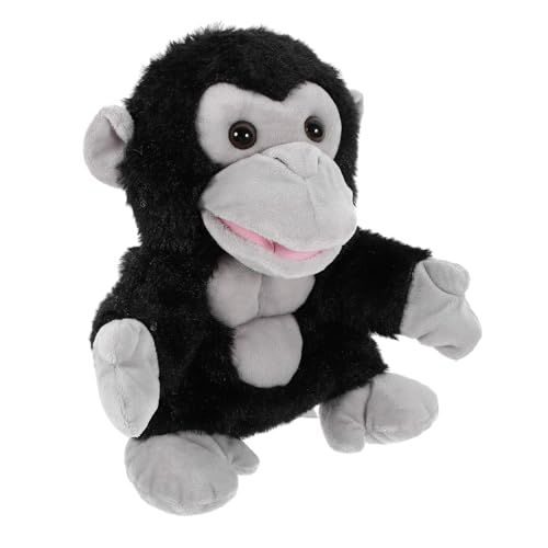 Yardwe Gorilla Handpuppe aus Plüsch für Interaktive Geschichtenerzählspielzeug Fördert und Kommunikationsfähigkeiten für Rollenspiele und Frühe Bildung Langlebig Yardwe Gorilla Handpuppe aus Plüsch für Interaktive Geschichtenerzählspielzeug Fördert und Kommunikationsfähigkeiten für Rollenspiele und Frühe Bildung Langlebig von Yardwe