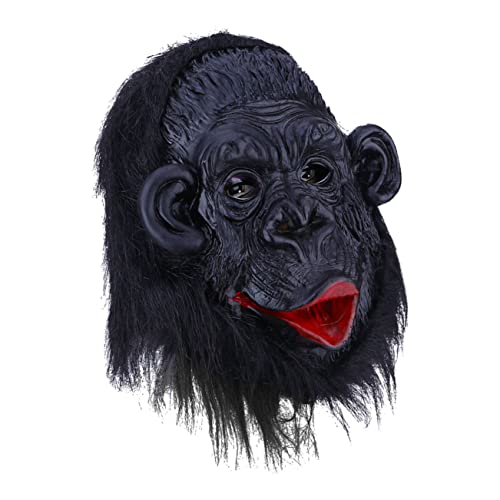 Yardwe Gorilla Maske für Halloween Gruselige Horror Maske für Maskerade Party Tragbare und Hautfreundliche Vollkopfmaske für Kostüme und Events Yardwe Gorilla Maske für Halloween Gruselige Horror Maske für Maskerade Party Tragbare und Hautfreundliche Vollkopfmaske für Kostüme und Events von Yardwe