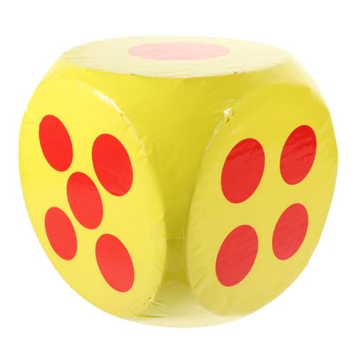 Yardwe Große Schaumstoffwürfel für Partys und Klassenzimmer Gelb Vielseitige Spielwürfel für Tombola und Lernspiele Leicht und Tragbar Sicher von Yardwe