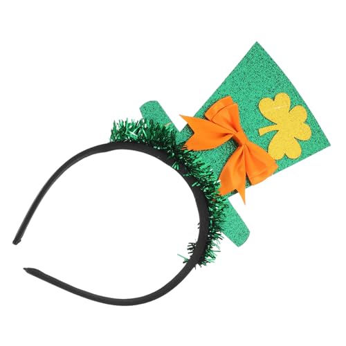 Yardwe Grünes Patricks Day Haarband mit Kleinem Hut und Schleife Rutschfester Kopfschmuck für Partydekoration Festliches Accessoire für Familien und Freunde Yardwe Grünes Patricks Day Haarband mit Kleinem Hut und Schleife Rutschfester Kopfschmuck für Partydekoration Festliches Accessoire für Familien und Freunde von Yardwe