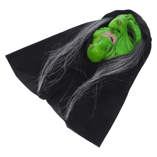 Yardwe Halloween Cosplay Gruselmaske Lustige Hexenmaske für Kostümpartys und Halloween Events aus Sicherem für Spukhäuser und Maskeraden von Yardwe