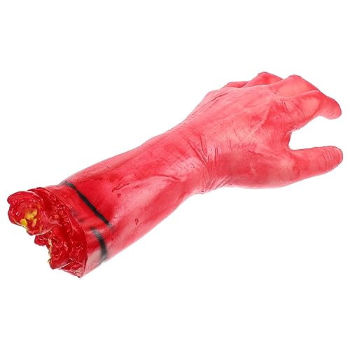 Yardwe Halloween Fake Hand Requisite Realistisches Spukhaus Für Halloween Partys Und Mottopartys Hochwertiges Fake Arm Modell Für Innen Und Außendekoration Lustige von Yardwe