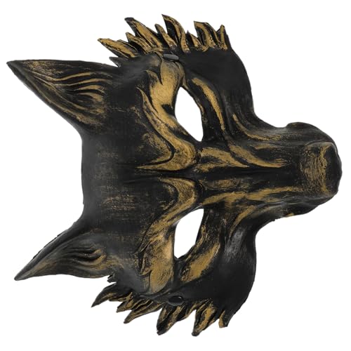 Yardwe Halloween Fuchsmaske Halbe Gesichtsmaske aus PU Schaum für Kostümpartys und Karneval Realistische Tiermaske für Cosplay und Feierlichkeiten Yardwe Halloween Fuchsmaske Halbe Gesichtsmaske aus PU Schaum für Kostümpartys und Karneval Realistische Tiermaske für Cosplay und Feierlichkeiten von Yardwe