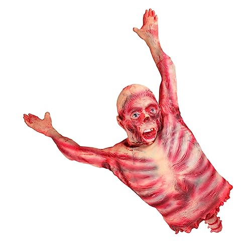 Yardwe Halloween Hanging Torso Deko Gruselige Körper Dekoration für Spukhaus und Halloween Party Realistisches Blutiges Design für und Außendekorationen Unvergessliche Yardwe Halloween Hanging Torso Deko Gruselige Körper Dekoration für Spukhaus und Halloween Party Realistisches Blutiges Design für und Außendekorationen Unvergessliche von Yardwe