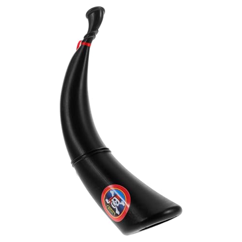 Yardwe Halloween Piratenhorn Lustiger Horn für Kostüme Kompakte Realistischer Perfektes Accessoire für Piratenpartys und Cosplay Dekorationen von Yardwe