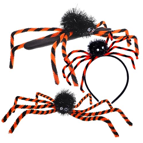 Yardwe Halloween Slap Bracelet Set Teilig mit Spinne Kreatives Wristband und Brosche Party Deko für Erwachsene und Einfach Anzulegen Sicherer Party Mitgebsel von Yardwe