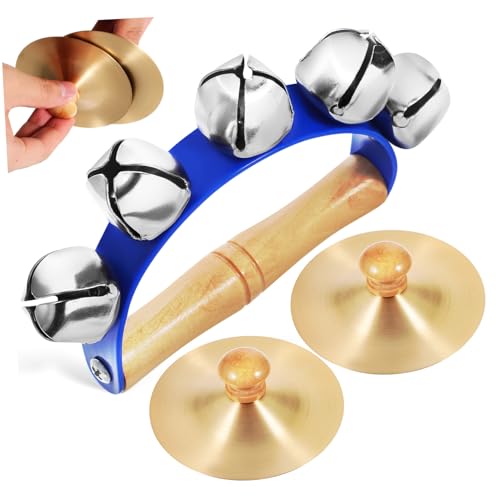 Yardwe Halten Sie die Glocke in der Hand Handglockenschlagwerk handgehaltene Glocke Die Hand des Babys klingelt Tamburin Handglocke Musikalische Handglocke Jingle-Bell-Stick für Kupfer Yardwe Halten Sie die Glocke in der Hand Handglockenschlagwerk handgehaltene Glocke Die Hand des Babys klingelt Tamburin Handglocke Musikalische Handglocke Jingle-Bell-Stick für Kupfer von Yardwe