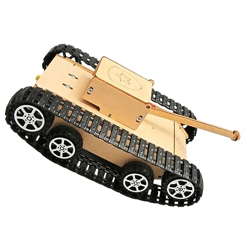 Yardwe Kreatives Selbstgemacht Montage Spielzeug Elektrischer Panzer für Kinder Bausatz Lernspielzeug Modell Panzer Zusammenbauen Kinderspielzeug für Logische Fähigkeiten von Yardwe
