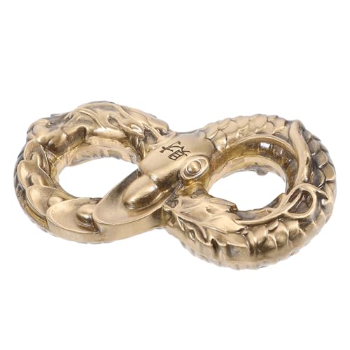Yardwe Handheld Finger Exercise Toy aus Massivem Messing Elegantes Snake Ornament für Home Decor Geschenkidee für Freunde und Familie für Entspannung und Koordination von Yardwe