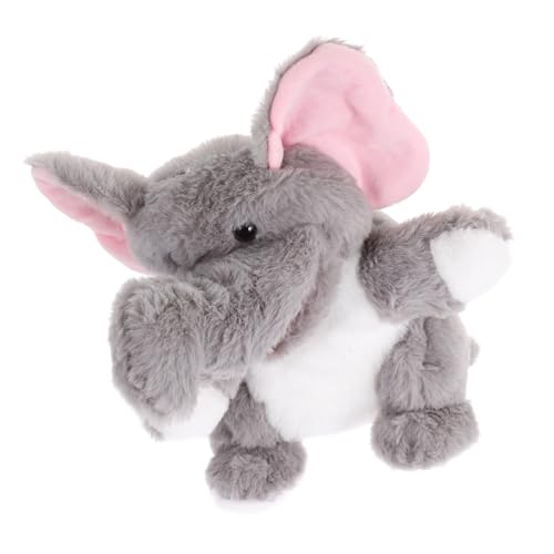 Yardwe Handpuppe Tiermotiv für Plüsch Elefant mit Beweglichem Mund Interaktives für Geschichtenerzählen Fördert Kreativität und Emotionale Kommunikation für Rollenspiele und Fantasie Yardwe Handpuppe Tiermotiv für Plüsch Elefant mit Beweglichem Mund Interaktives für Geschichtenerzählen Fördert Kreativität und Emotionale Kommunikation für Rollenspiele und Fantasie von Yardwe