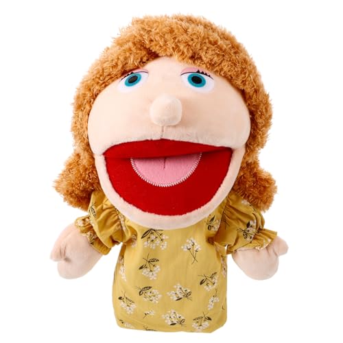 Yardwe Handpuppen für Weichem Plüsch Interaktive Geschichtenerzähler für Kindergarten und Schule Niedliche Familienfigur Handpuppe aus Sicherem Material Fördert von Yardwe