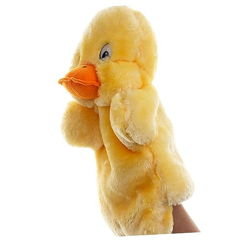 Yardwe Handpuppenspielzeug Kinderhandpuppe Geschichtenerzählpuppe Geschichtenpuppe Handpuppe Für Gelb von Yardwe
