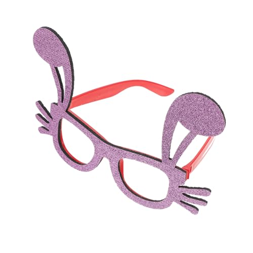 Yardwe Hasenohren Brille Leichtem Langlebigem Vliesstoff Kreative Bunny Ear Partybrille für Erwachsene für Geburtstagsfeiern Karneval und Festliche Anlässe von Yardwe